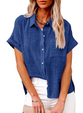 Blusa de Verão Manga Longa - Estilo Vintage - Conforto e Estilo em Uma Peça Única